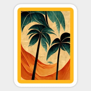 Tropical palm 2 Sticker